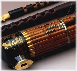 雅楽の和楽器（笙・龍笛／蒔絵・金具装飾）の買取実績｜由緒ある伝来をしのばせる｜東京都杉並区 古美術もりた