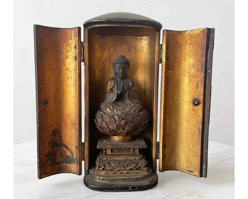 厨子入りの懐中仏の買取|まとめて査定|杉並区 古美術もりた