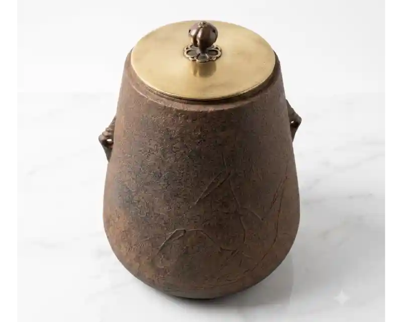 鉄地の茶釜（景色ある地肌）の買取実績｜古美術もりた 茶道具買取
