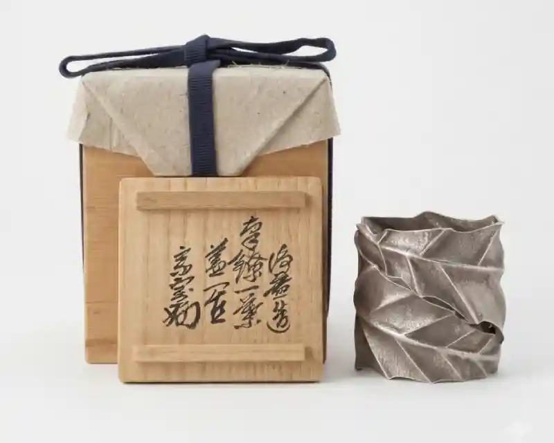 銀製蓋置（作家物・共箱共布）の買取実績｜古美術もりた 茶道具買取